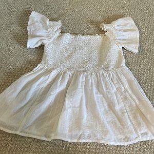 White flowy American Eagle top